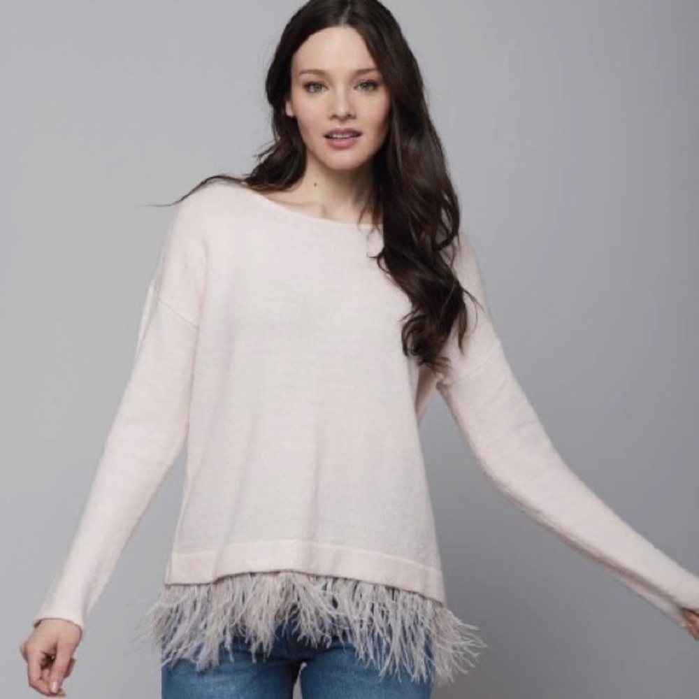 DESIGN HISTORY - FEATHER SWEATER!!! SIZE LARGE